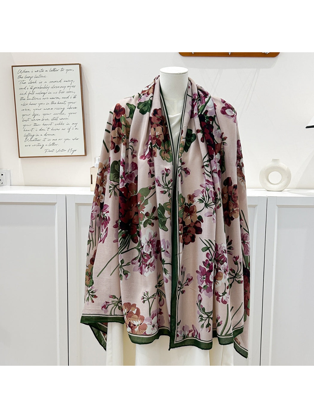 Scarvii - Vintage Floral Border Scarf