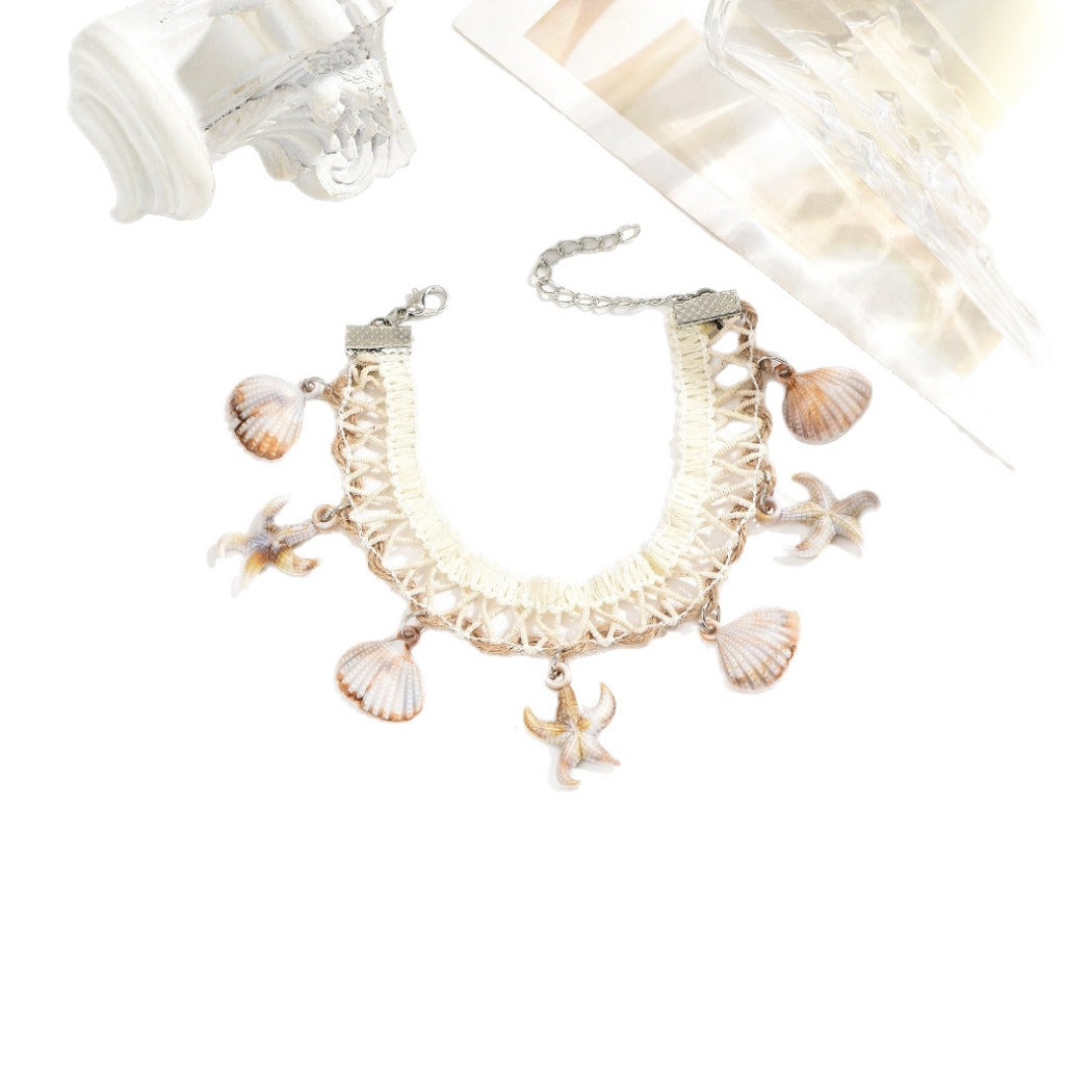 Bauai - Shell Tassel Anklet - Boho Beach
