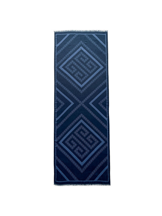 Scarvii - Vintage Geometric Print Summer Wrap Scarf