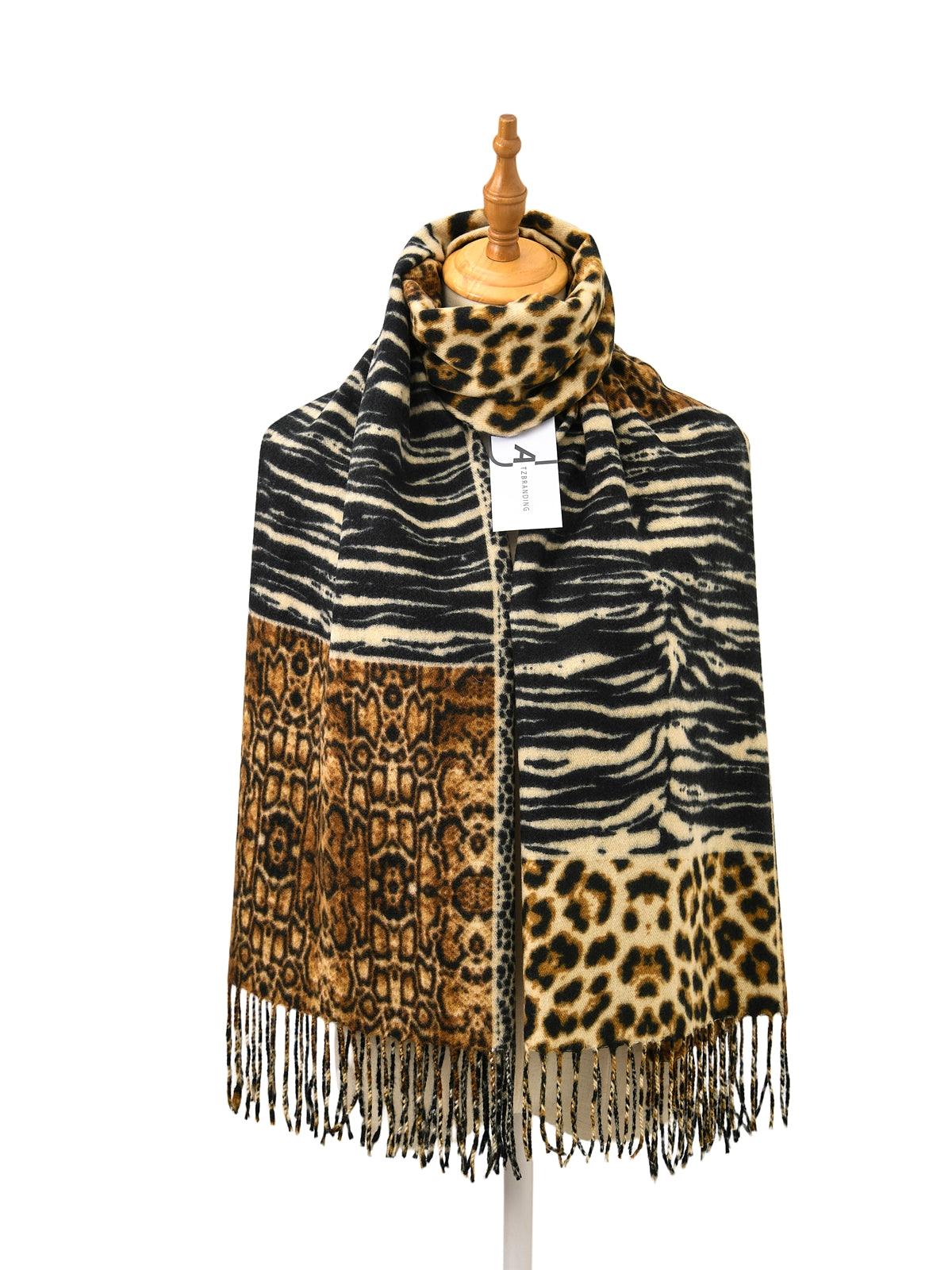 Scarvii – Wild Mosaic Animal Print Scarf
