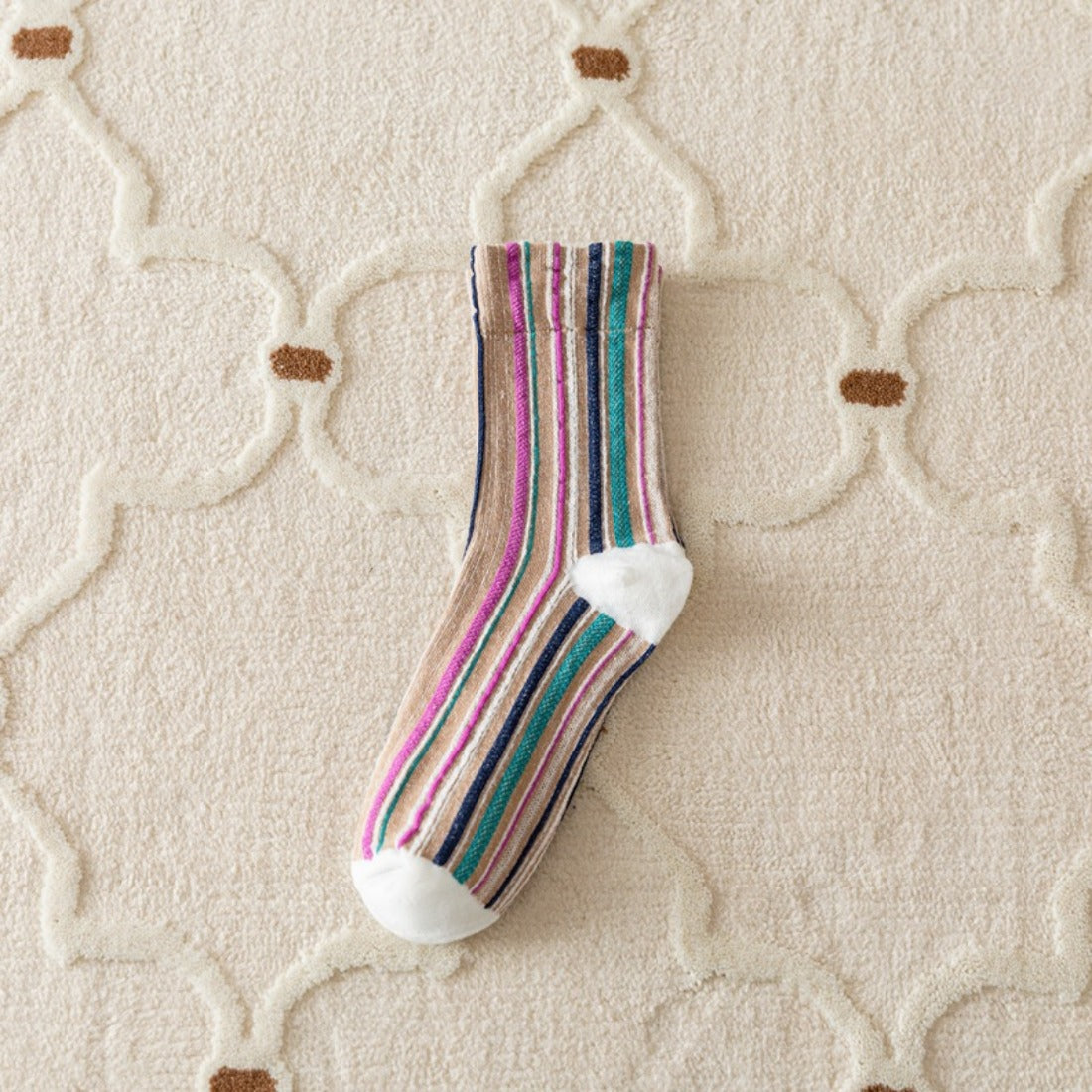 Rufia - Bohemian Vertical Striped Socks