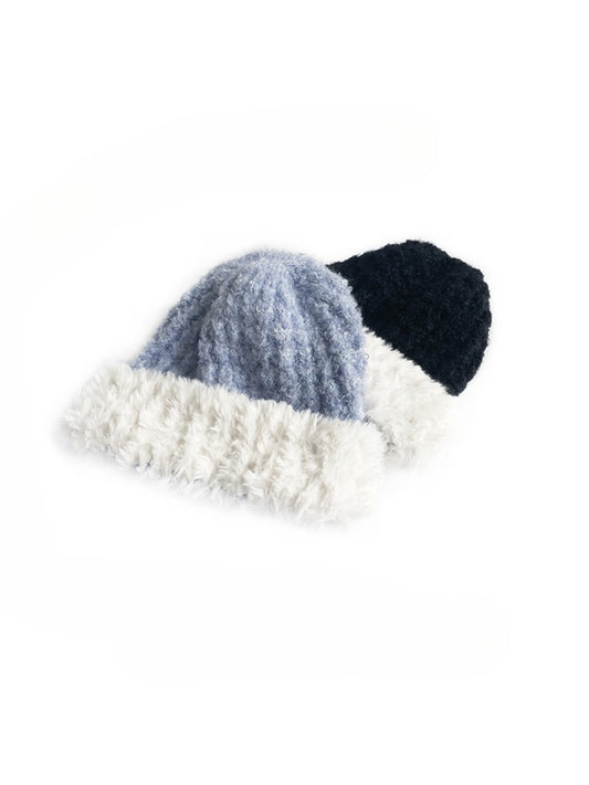 Haila - Soft Plush Cuffed Knit Beanie