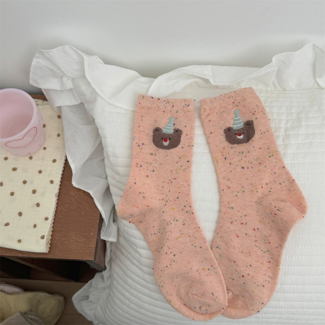 Rufia - Cartoon Bear Birthday Socks