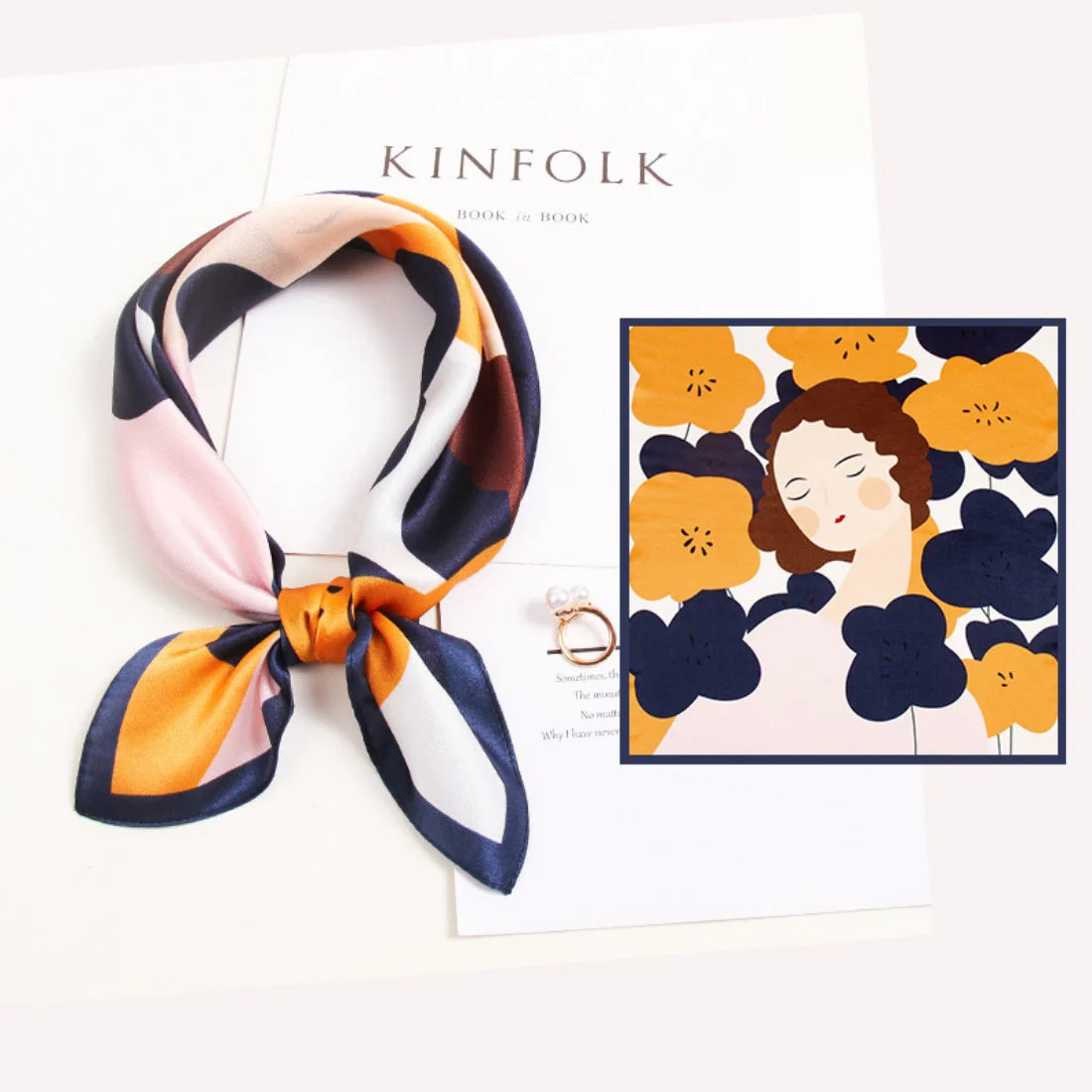 Scarvii - Summer Colorful Fashion Square Scarf