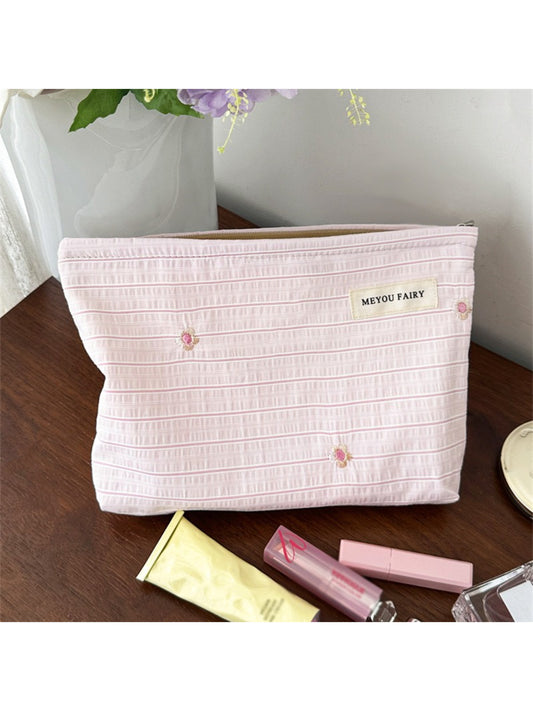 Cosbai Pastel Stripe Cosmetic Bag product image