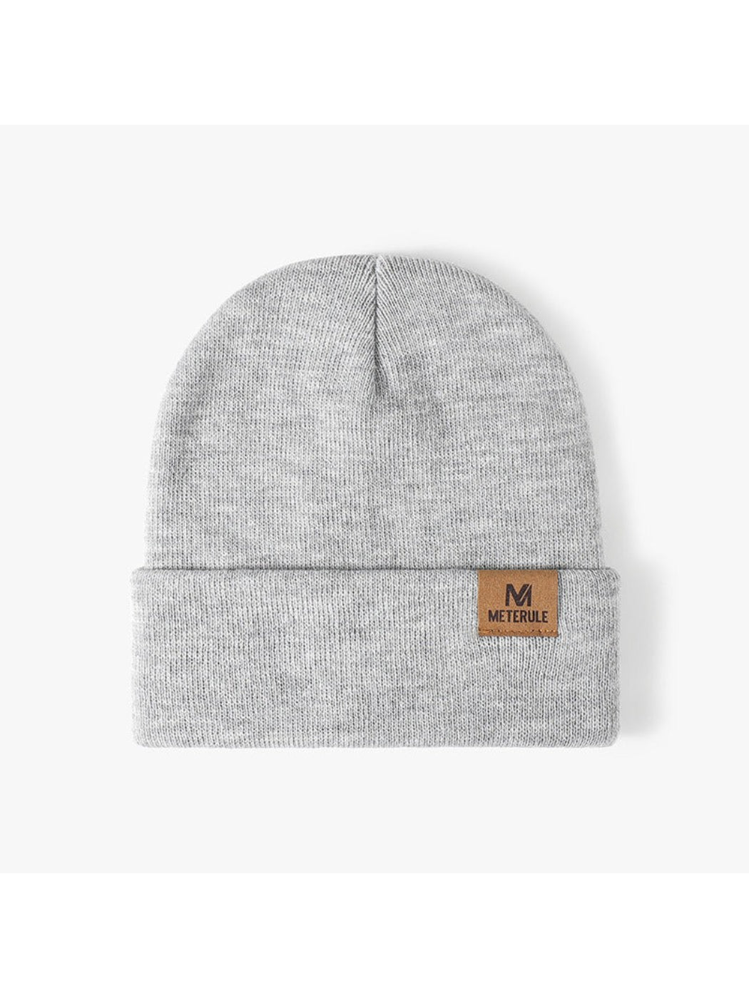 Haila - Letter Patch Cuffed Beanie