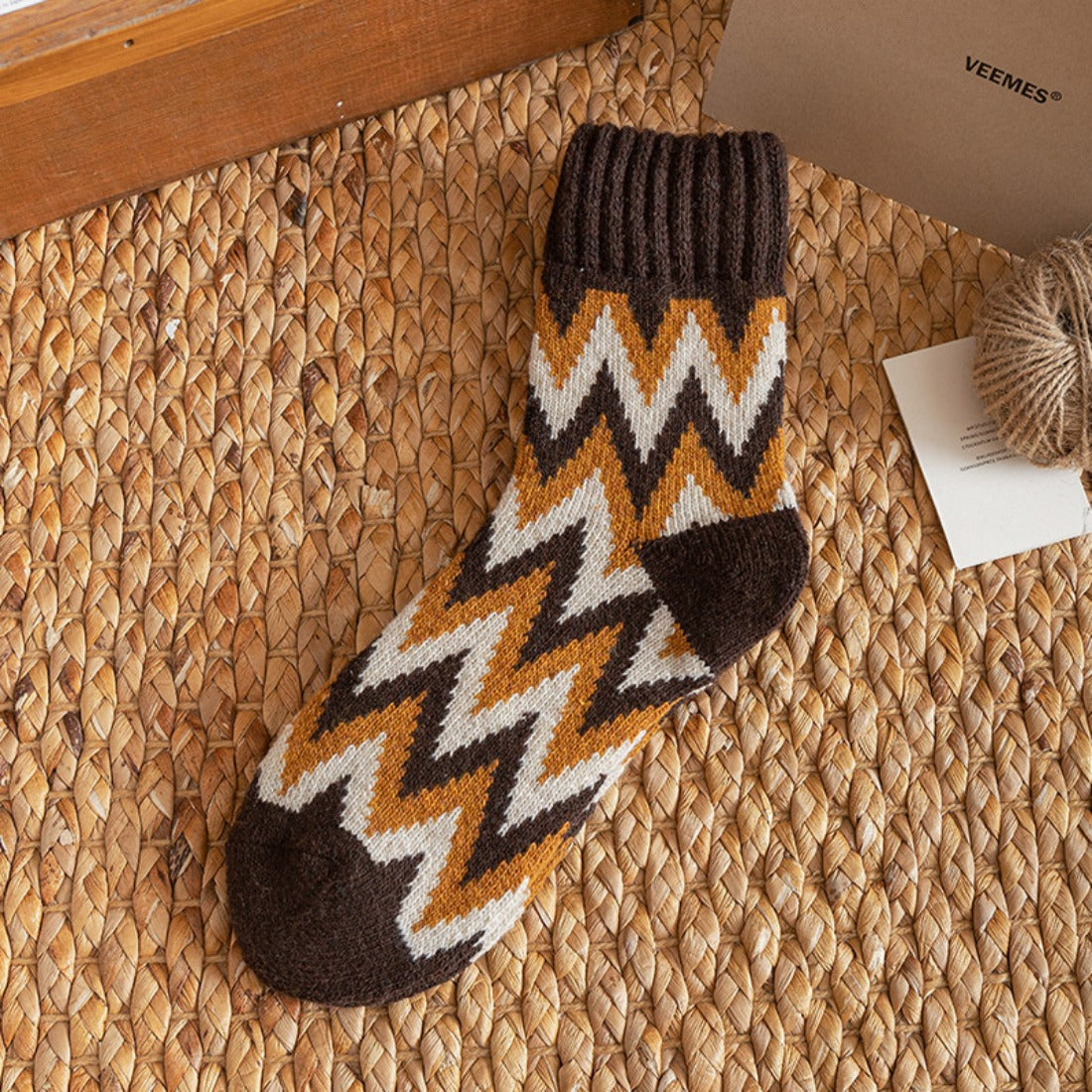 Rufia - Thick Striped Men's Mid-Calf Socks