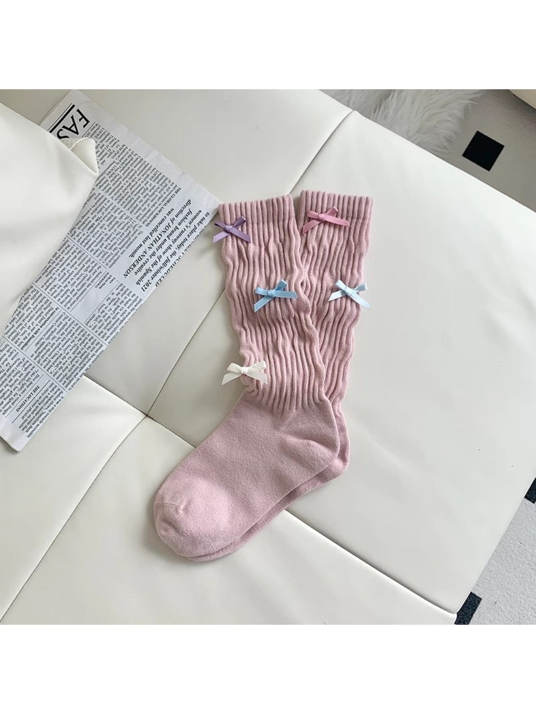 Rufia - Mini Ribbon Bow Crew Socks product image 7