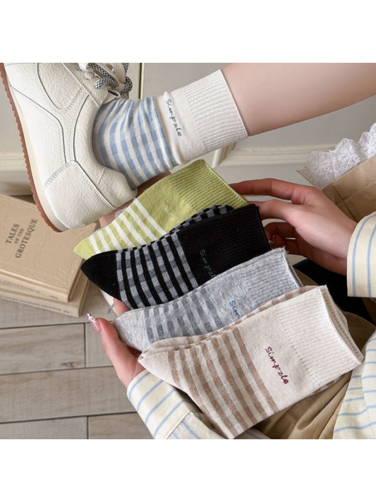 Rufia - Micro Dot Contrast Cuff Ankle Socks product image 2