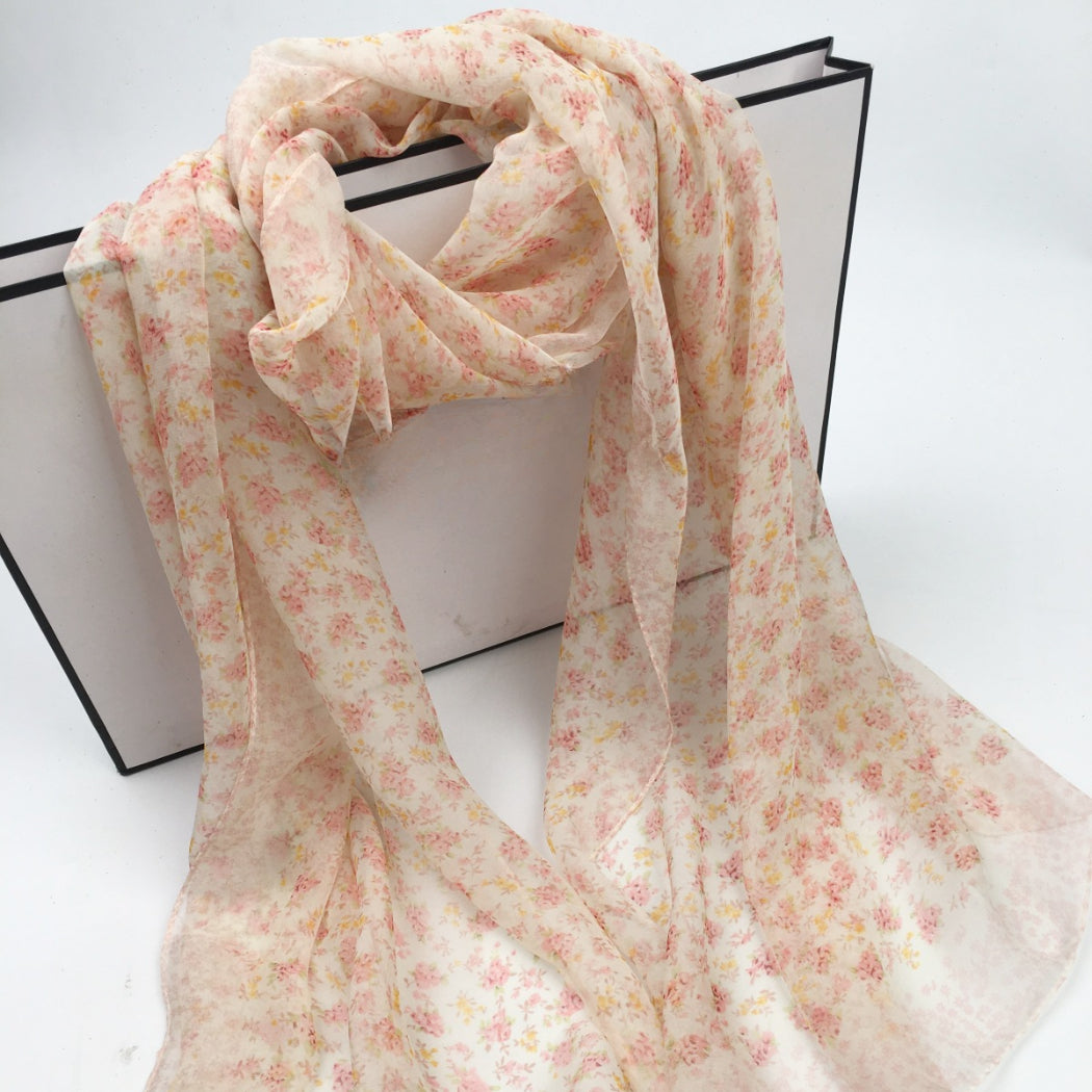 Scarvii - Daisy Print Scarf - Cool & Soft