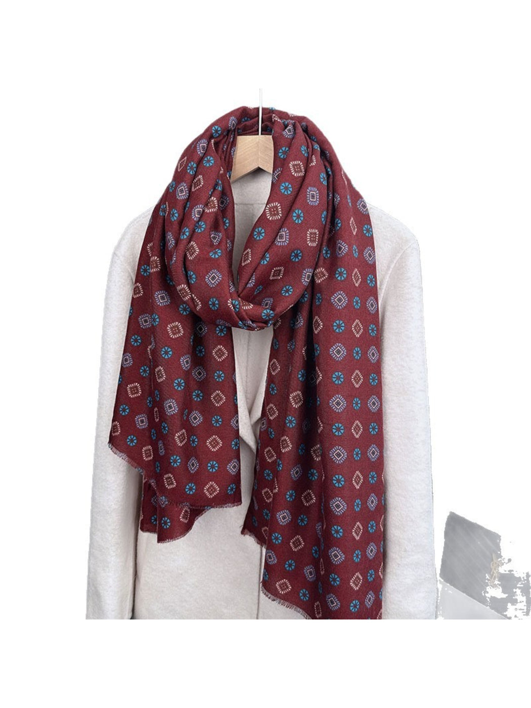 Scarvii - Vintage Geometric Pattern Scarf