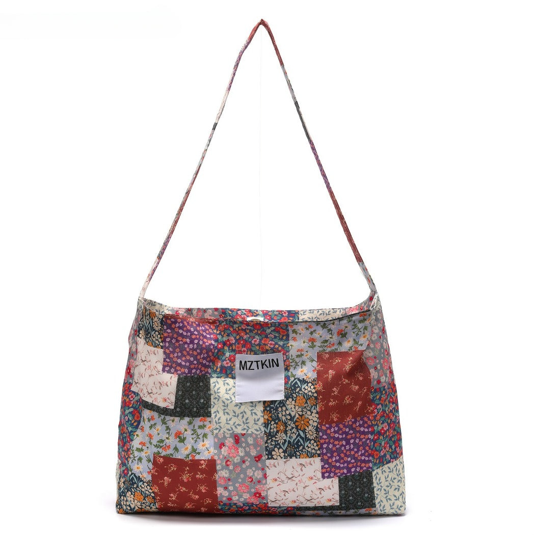 Cosbai - Patchwork Crossbody Bag - Large & Unique