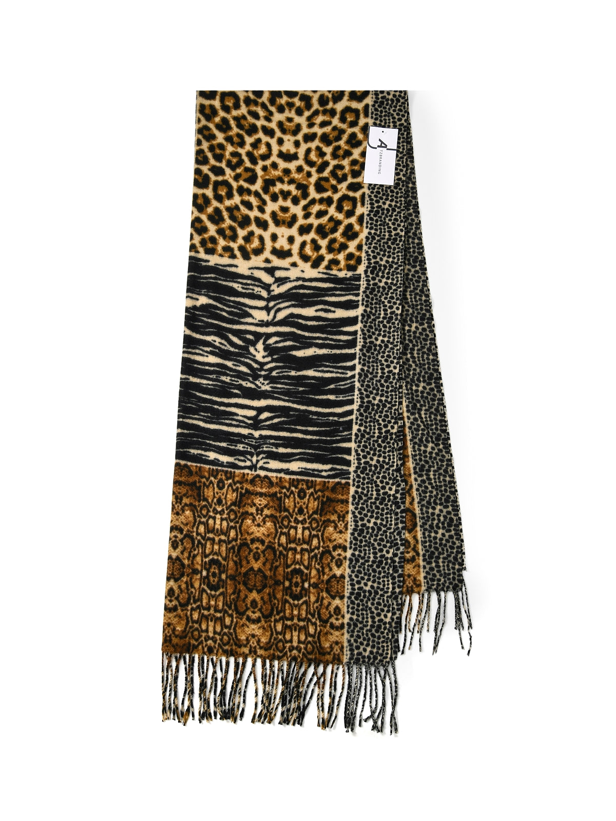 Scarvii – Wild Mosaic Animal Print Scarf