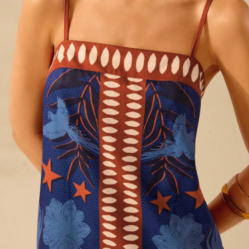 Troposa - Blue Floral Dress - Summer Style & Charm