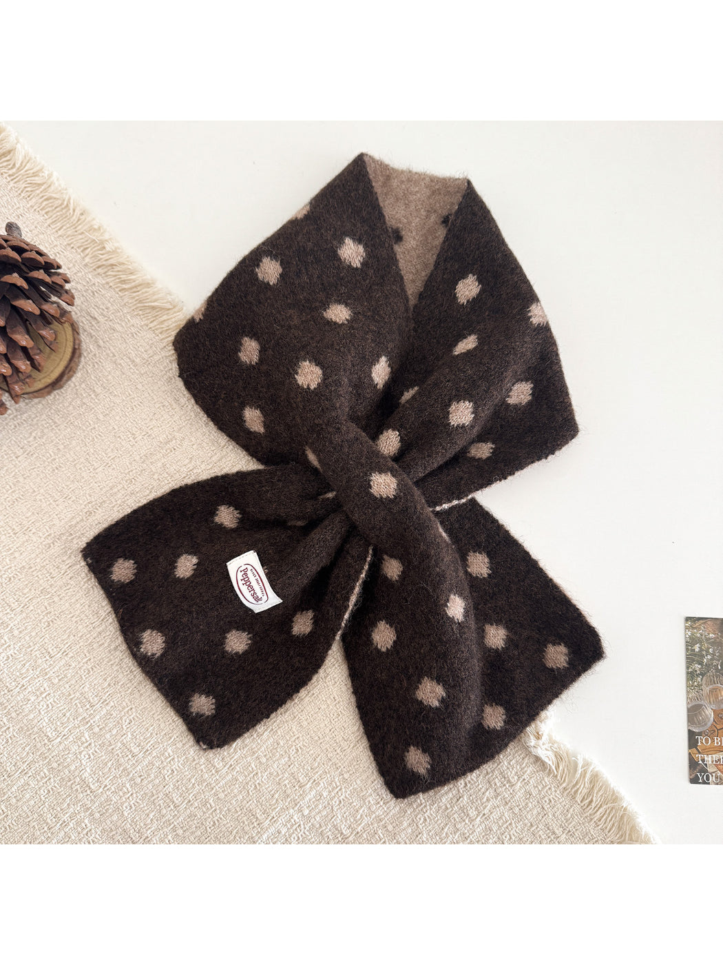 Scarvii - Polka Dot Narrow Scarf
