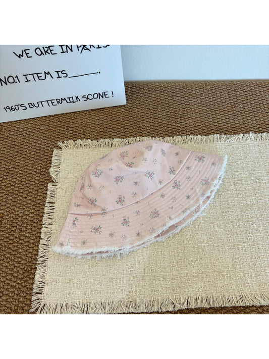 Haila Frayed Edge Summer Bucket Hat product image