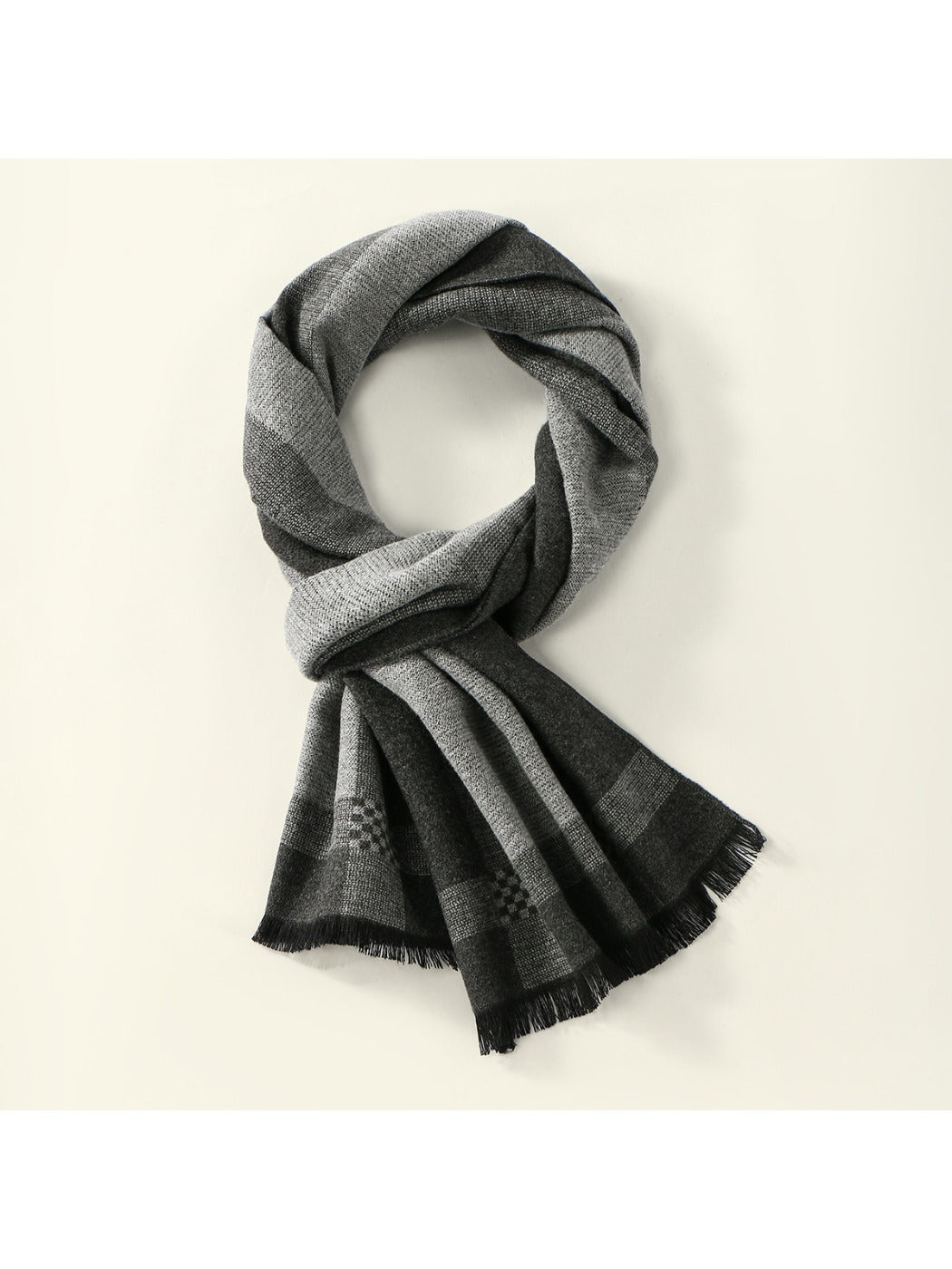 Scarvii - Striped Winter Plush Scarf