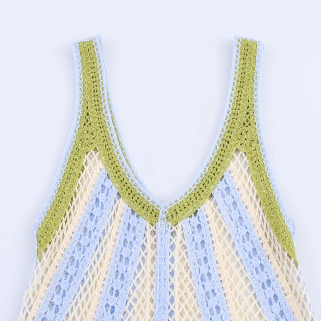 Vesty - Crochet Hawaiian Tank small - Beach Chic