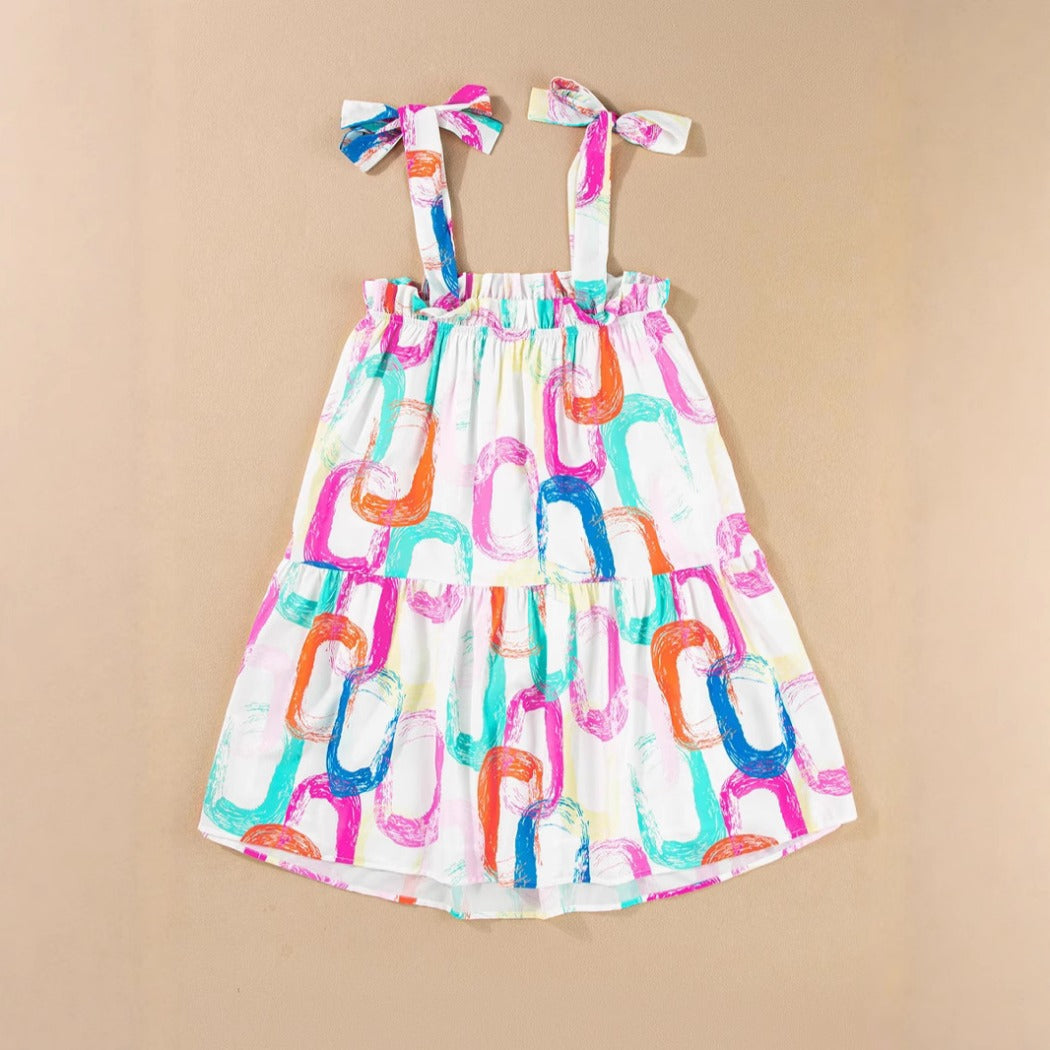 Troposa - Boho Abstract Sundress - Summer Escape