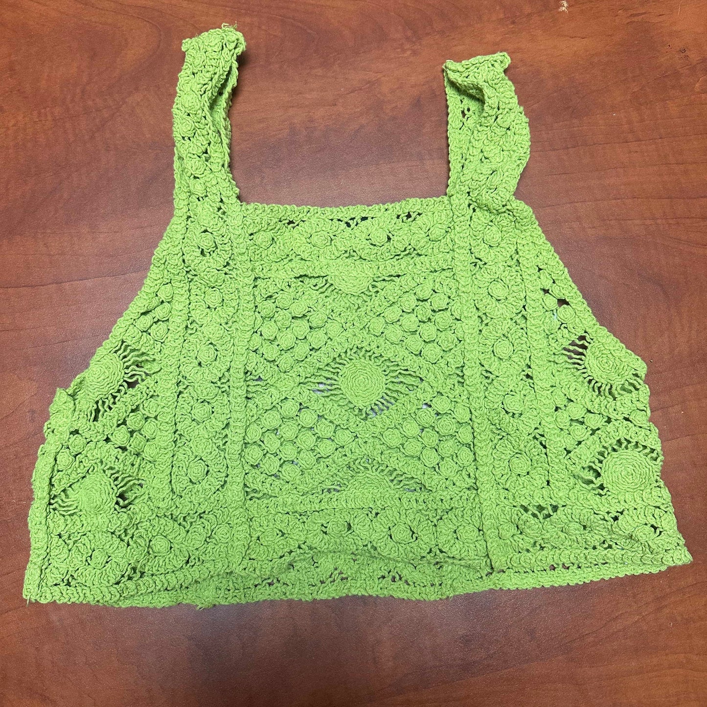 SCARVII - Vintage Crochet Design Knit Top