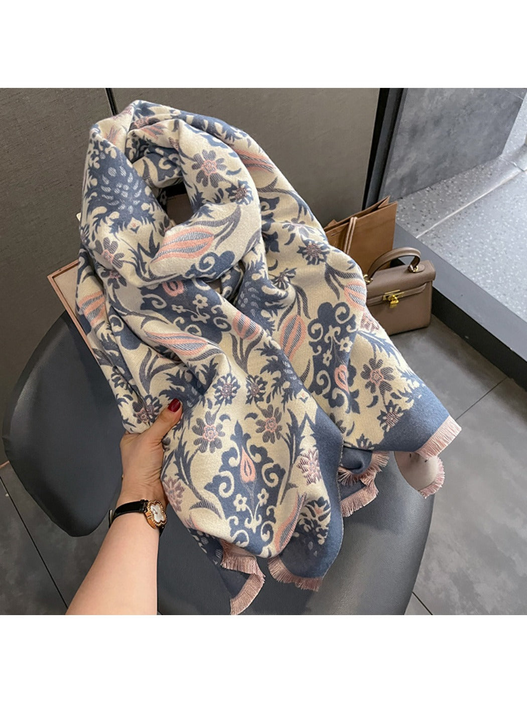 Scarvii - Winter Paisley Scarf for Women