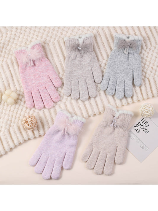 Gloving – Pom Plush Winter Gloves