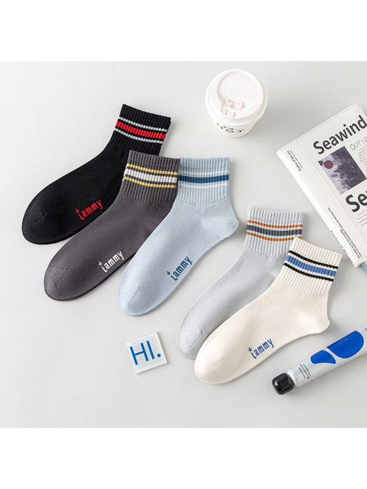 Rufia - Ribbed Stripe Ankle Socks product image 2