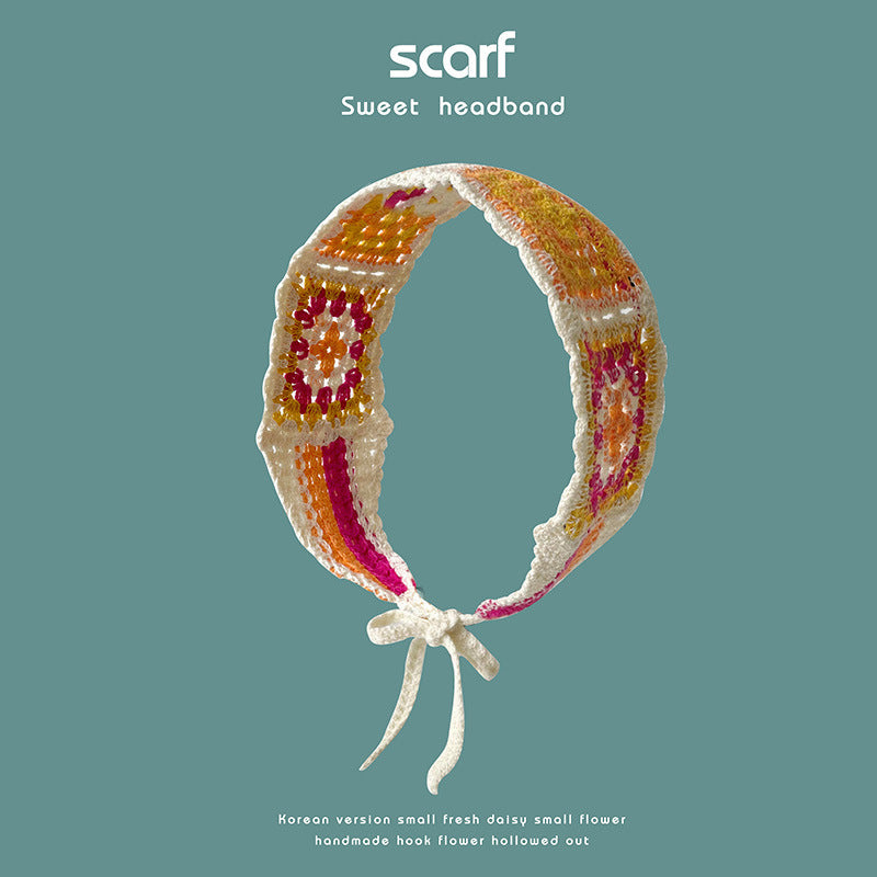 Haila - Crochet Boho Hairband - Summer's Perfect Accessory