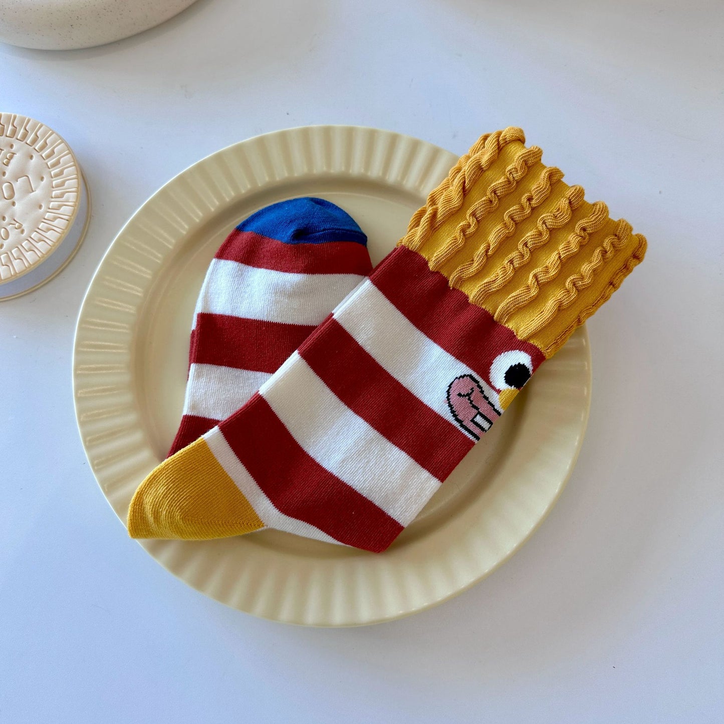 Rufia - Cute and Fun Burger & Fries Socks