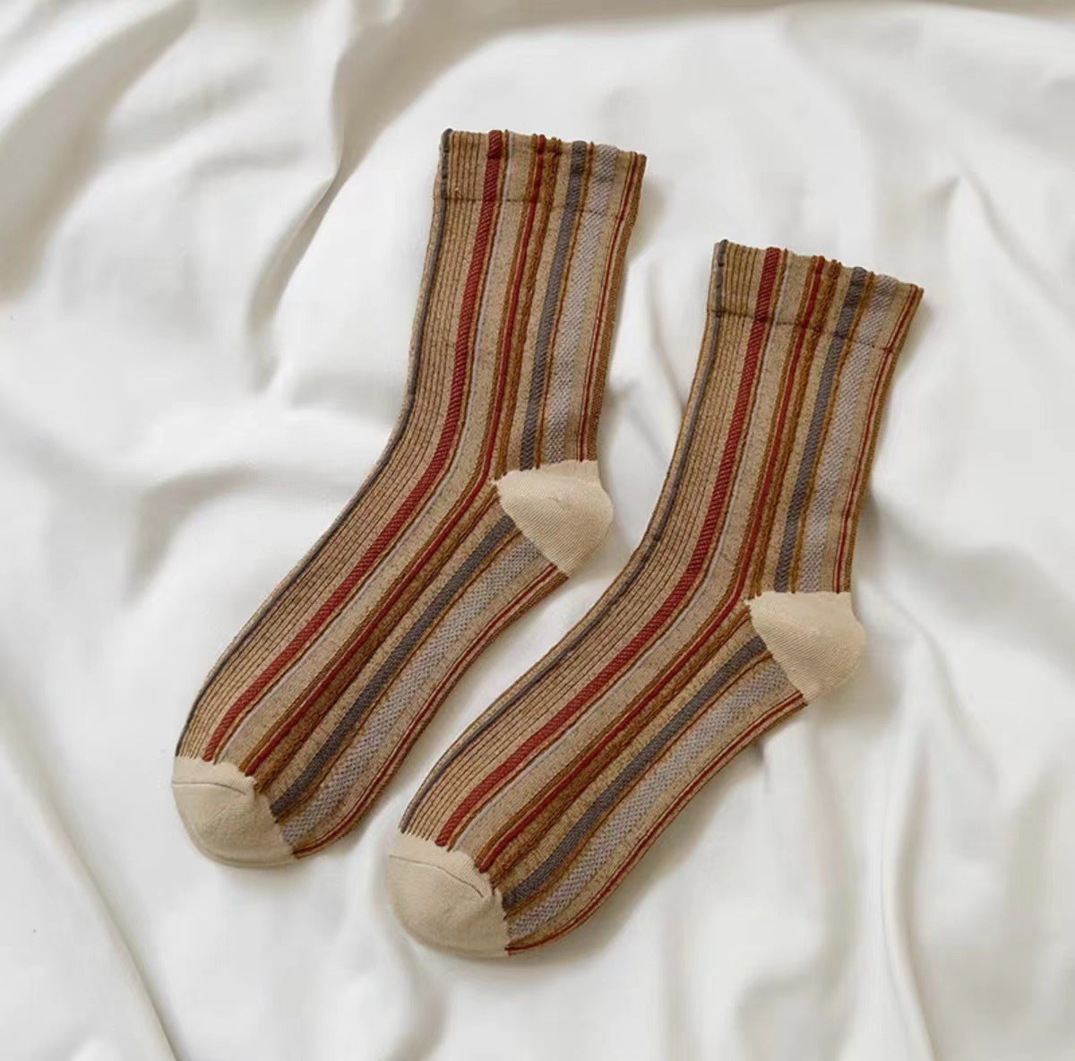 Rufia - Bohemian Colorblock Striped Socks