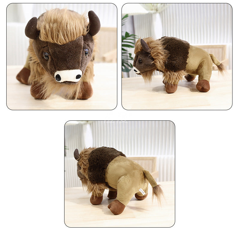 Kawai- Bison Plush Toy Yak Doll