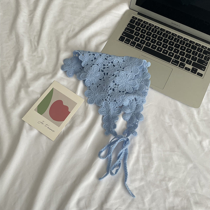 Solid Color Floral Headband