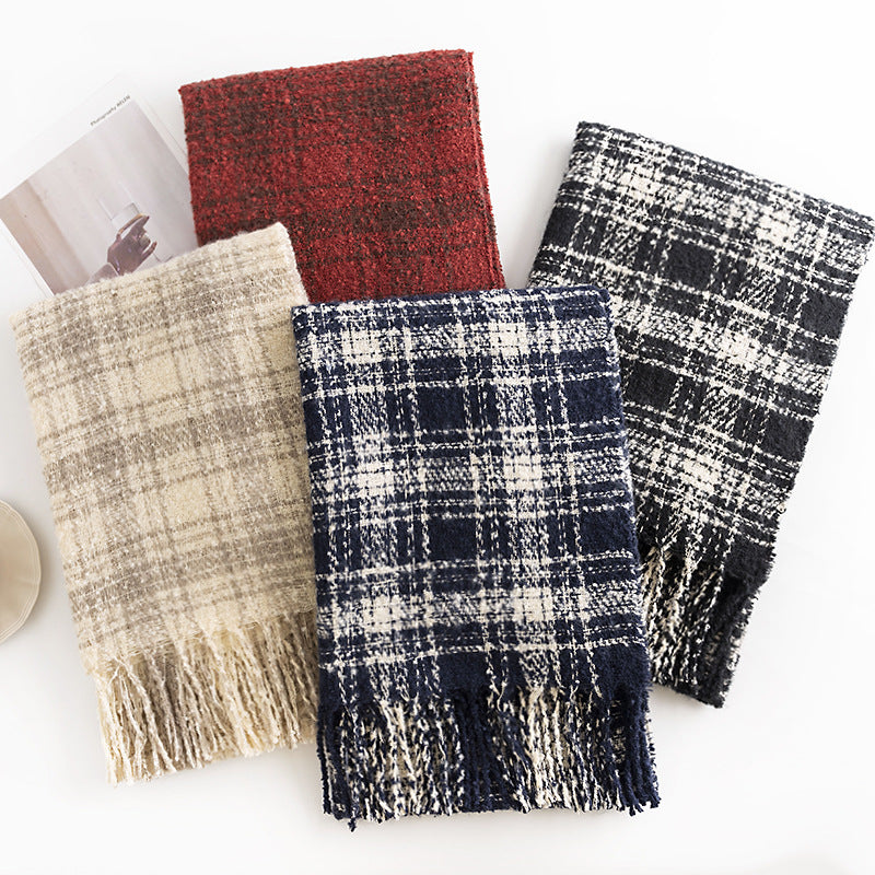 Scarvii - Autumn and Winter Plaid Scarf for Women