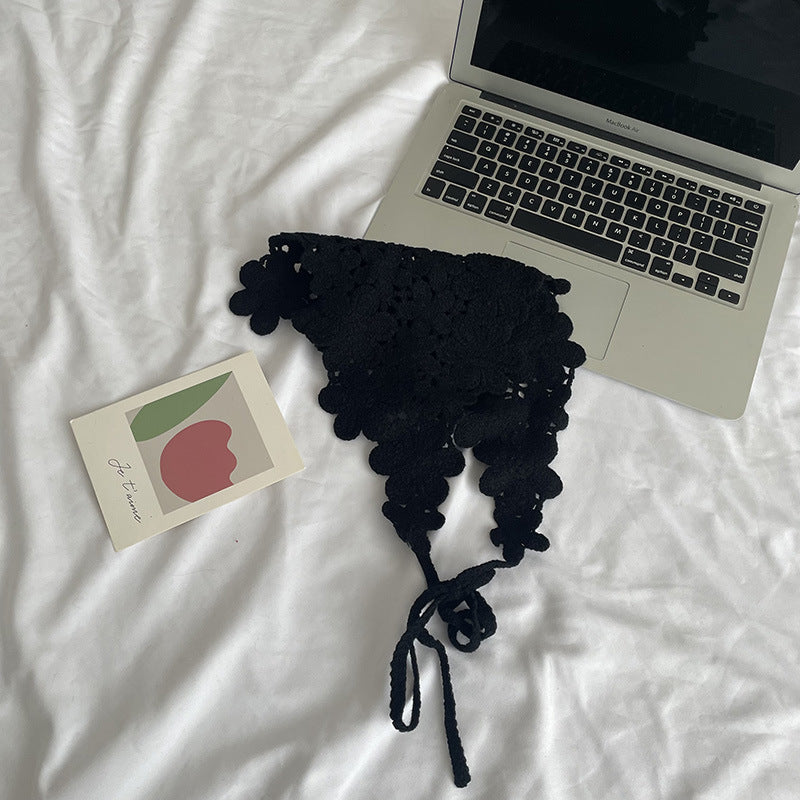 Solid Color Floral Headband