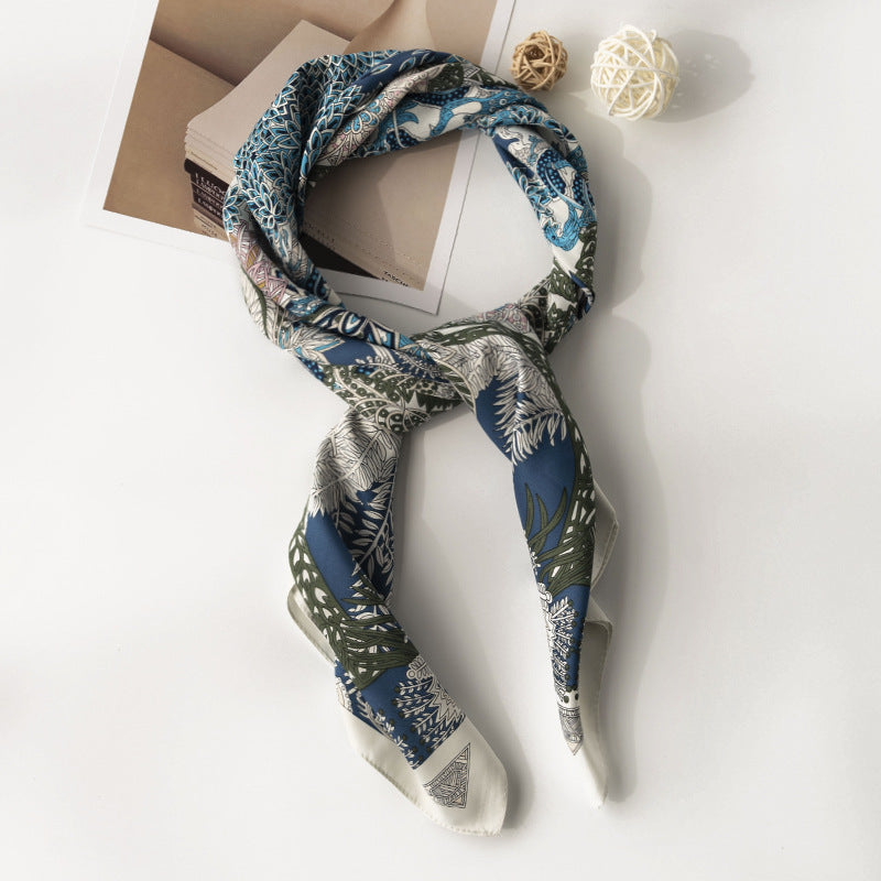 Scarvii - Botanical Floral Square Scarf