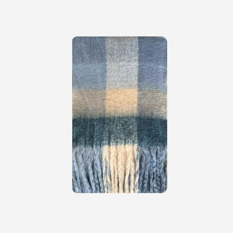 Scarvii - Marshmallow Plaid Scarf for Women