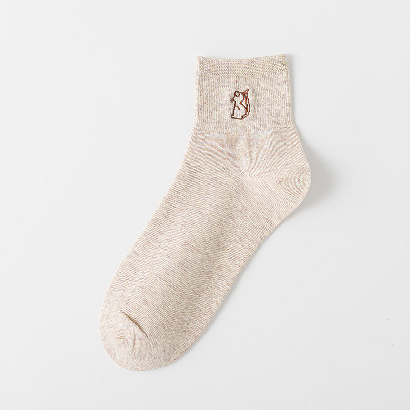 Rufia - Line Art Cat Crew Socks product image 13