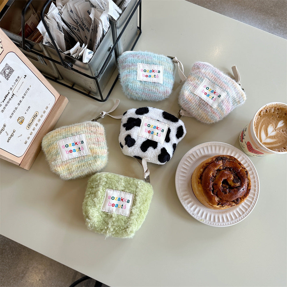 Mini Plush Makeup Bag