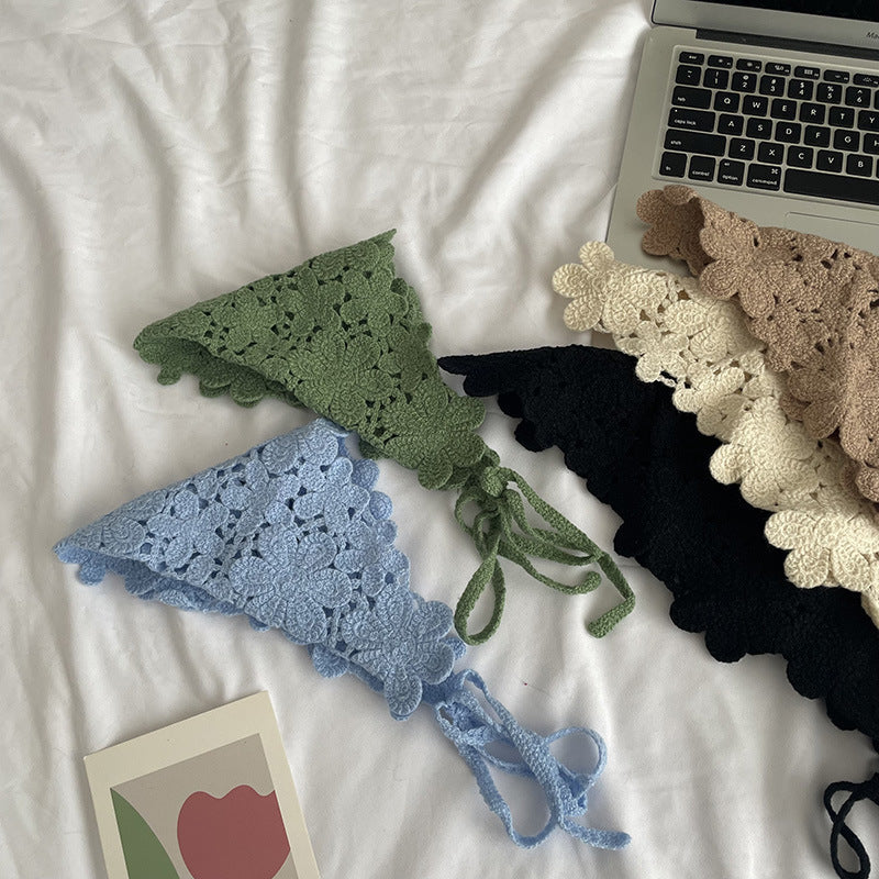 Solid Color Floral Headband