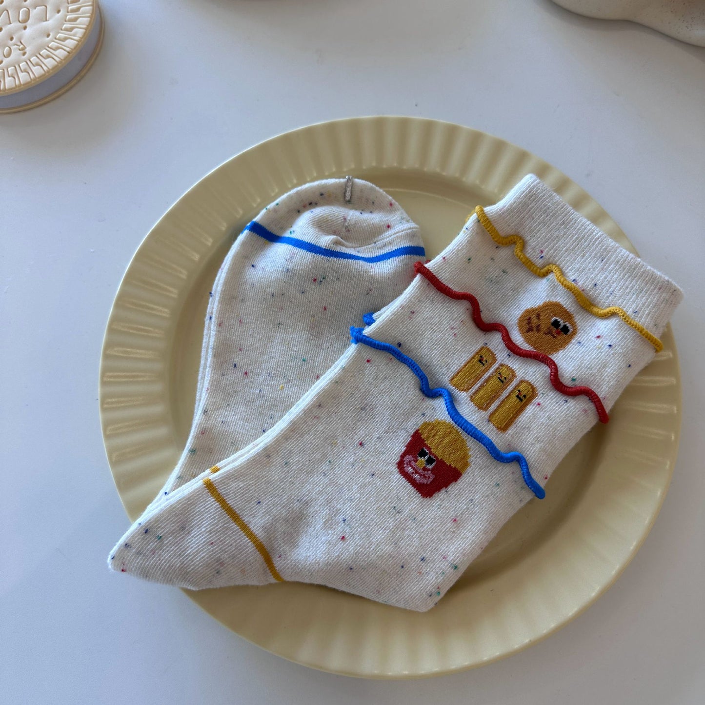 Rufia - Cute and Fun Burger & Fries Socks