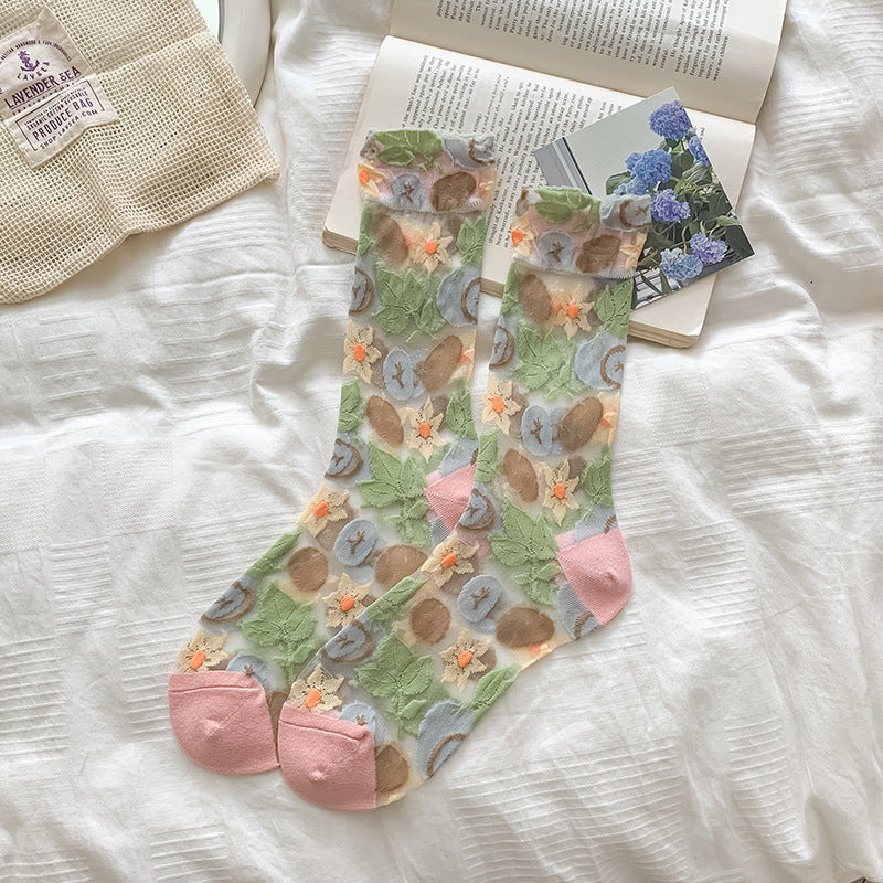 Rufia - Vegetable Pattern Summer Socks