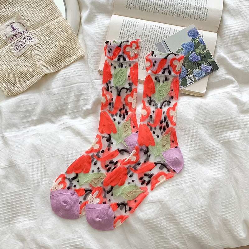 Rufia - Vegetable Pattern Summer Socks