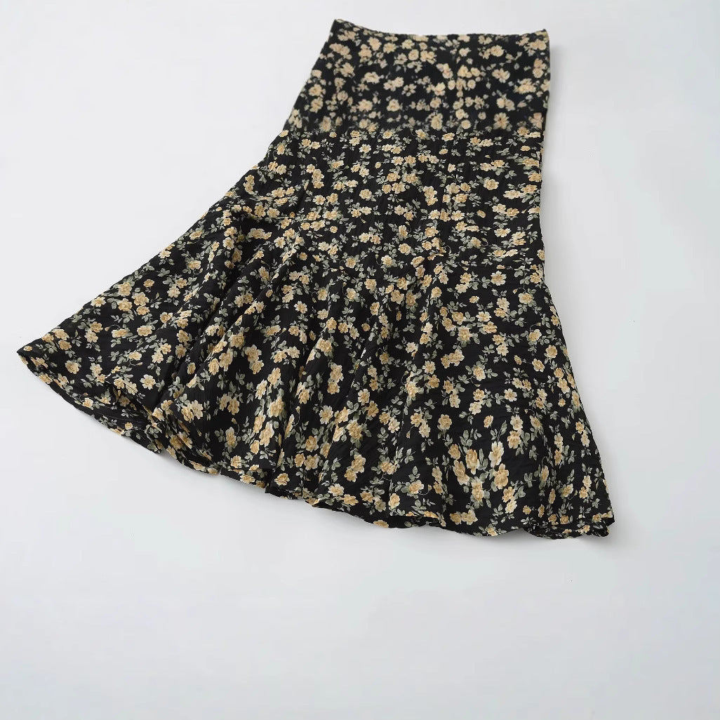 Troposa - Floral V-Neck Slip Dress - Resort Chic