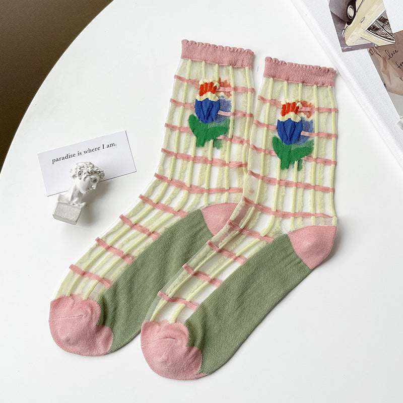 Rufia - Floral Botanic Summer Socks