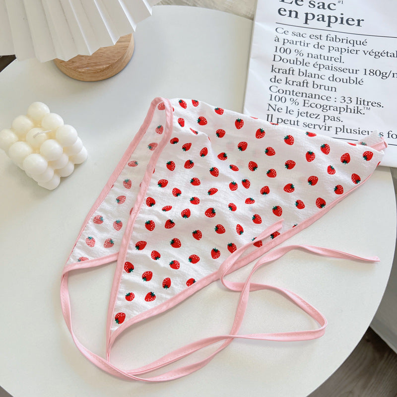 Pink Floral Fabric Headband