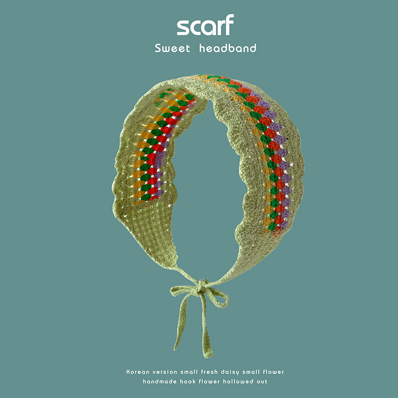 Scarvii - Summer Crochet Rainbow Hairband