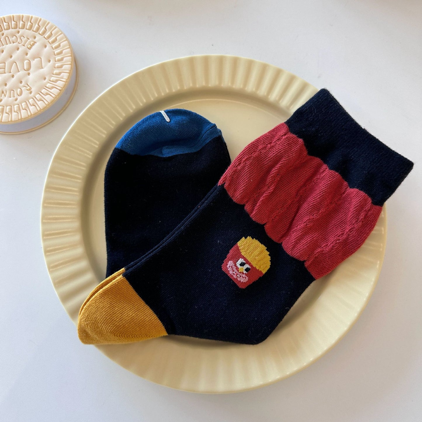 Rufia - Cute and Fun Burger & Fries Socks