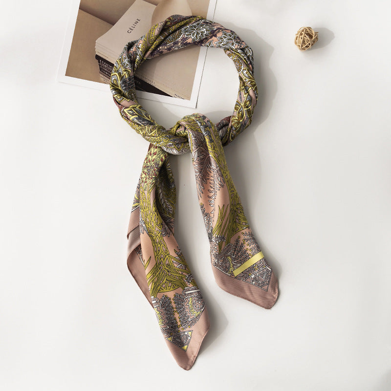 Scarvii - Botanical Floral Square Scarf