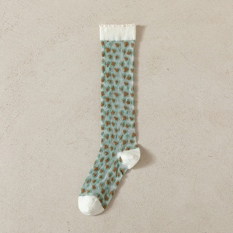 Rufia - Adorable Patterned Summer Stockings