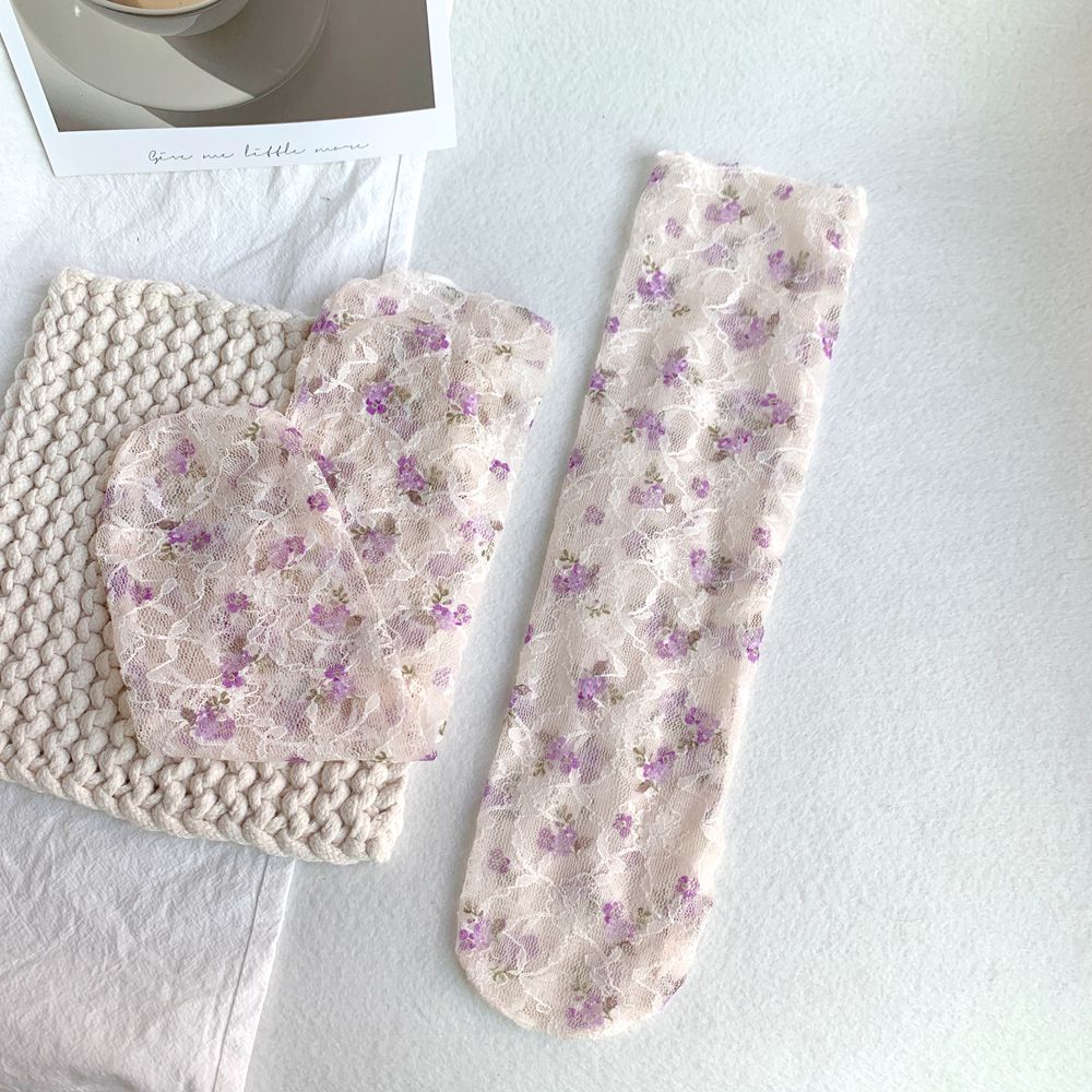 Rufia - Garden Series Lace Loose Socks